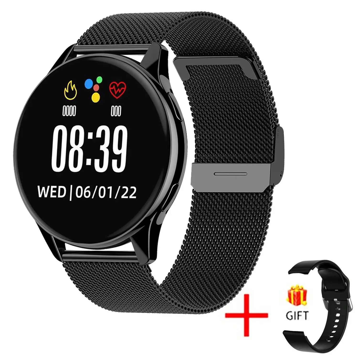 LIGE New Smart Watch 2025 Wireless Charging Smartwatch Bluetooth Calls Watches Men Women Fitness Bracelet Custom Watch Face +Box